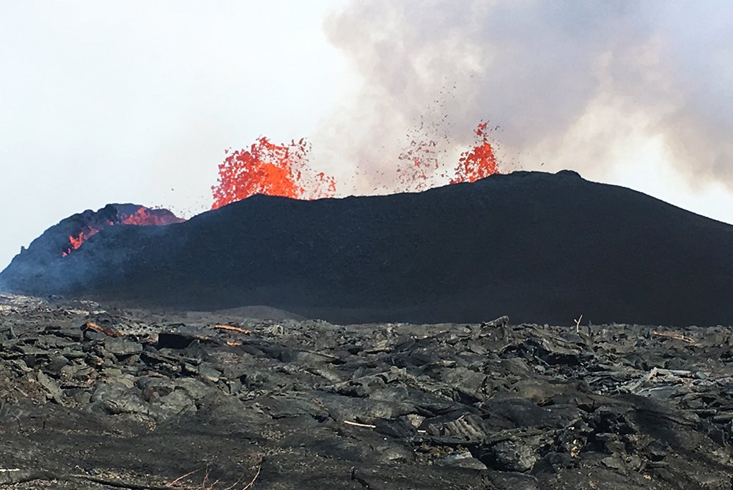 volcanic eruption