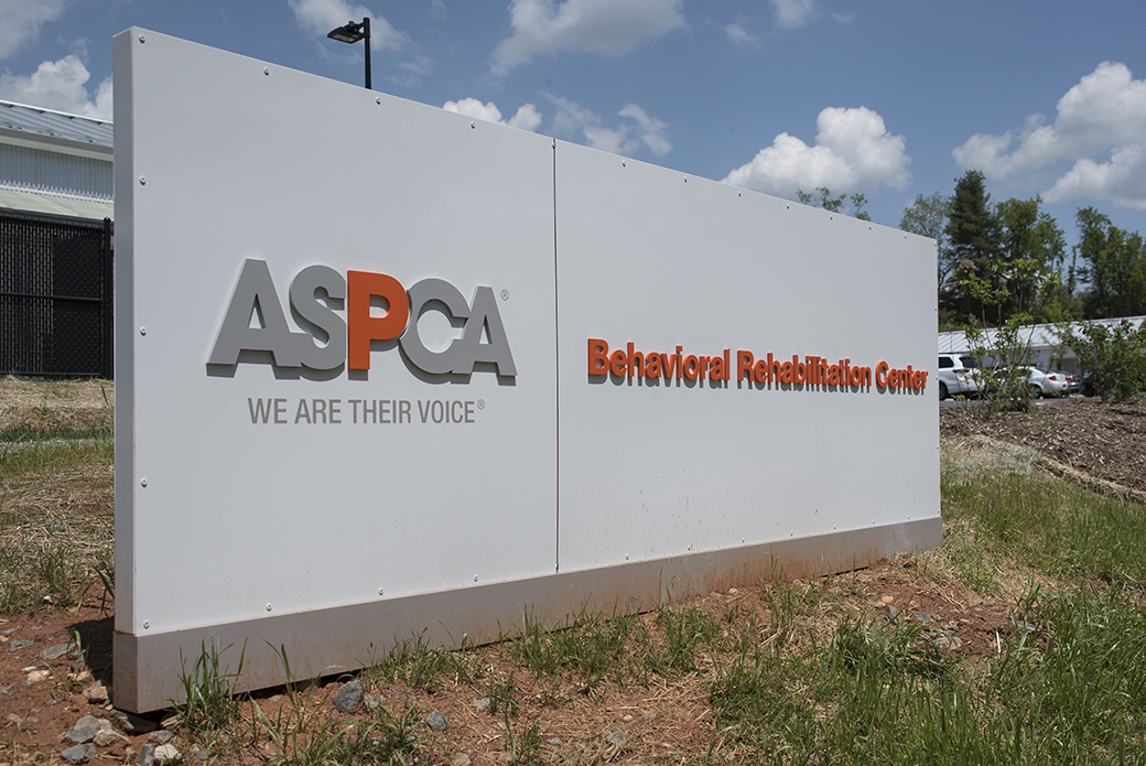 the sign for the Behavioral Rehabilitation Center