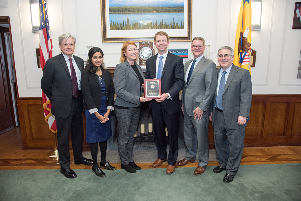 Joseph Poux (ENRD), Varu Chilakamarri (ENRD), Nancy Perry (ASPCA), Jeff Wood (ENRD), Richard Patch (ASPCA), Seth Barsky (ENRD)