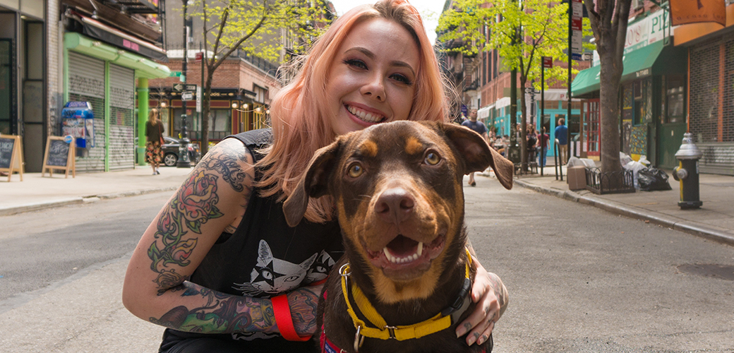 Megan Massacre and a dog