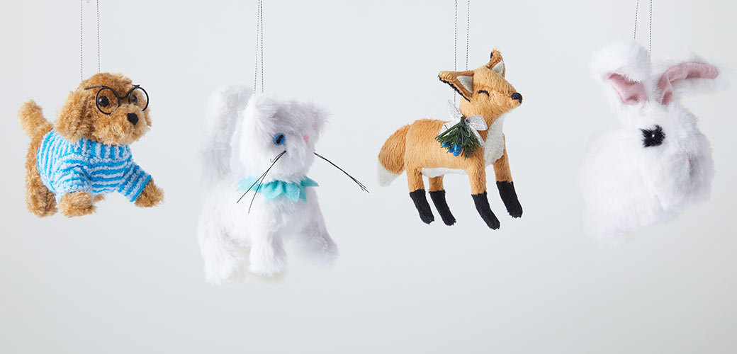 stuffed animal ornaments