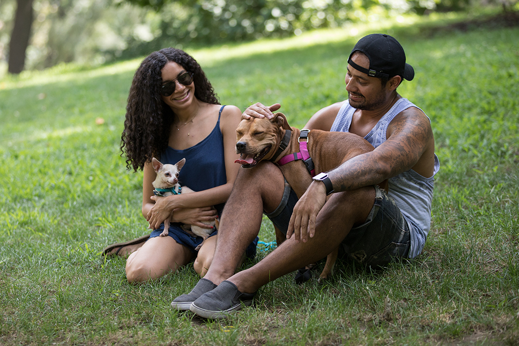 Franny with James and Alexandra