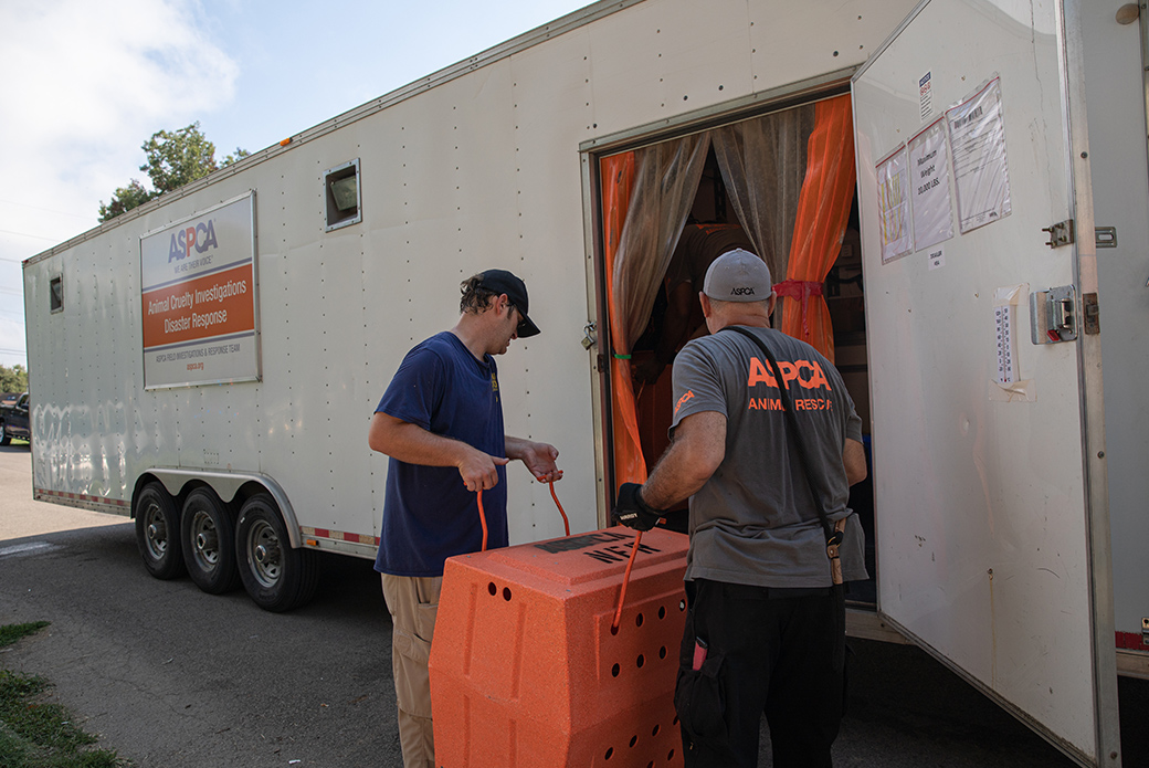 ASPCA disaster response transport